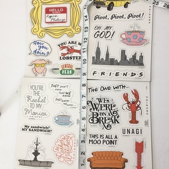 NWT Friends Refrigerator Magnets set of 25 - Picture 4 of 6